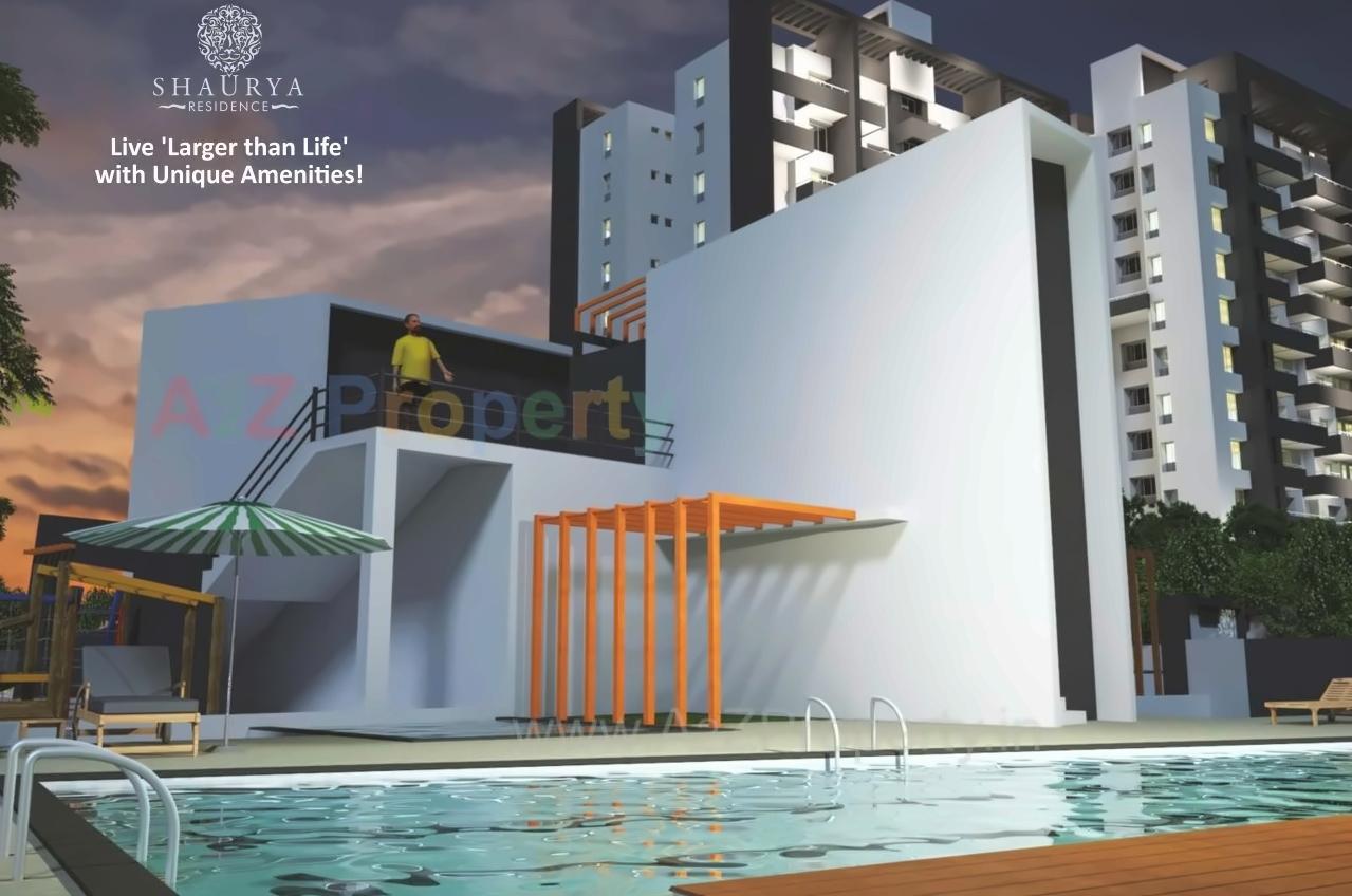 3D Elevation of real estate project Shaurya Residence located at Lohgaon, Pune, Maharashtra