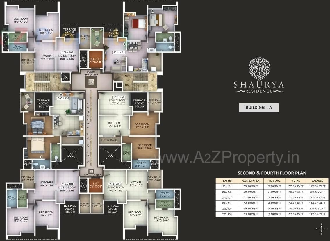 Layout of real estate project Shaurya Residence located at Lohgaon, Pune, Maharashtra