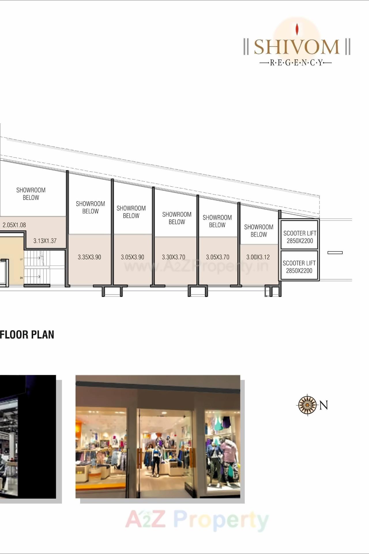Layout of real estate project Shivom Regency located at Baner, Pune, Maharashtra