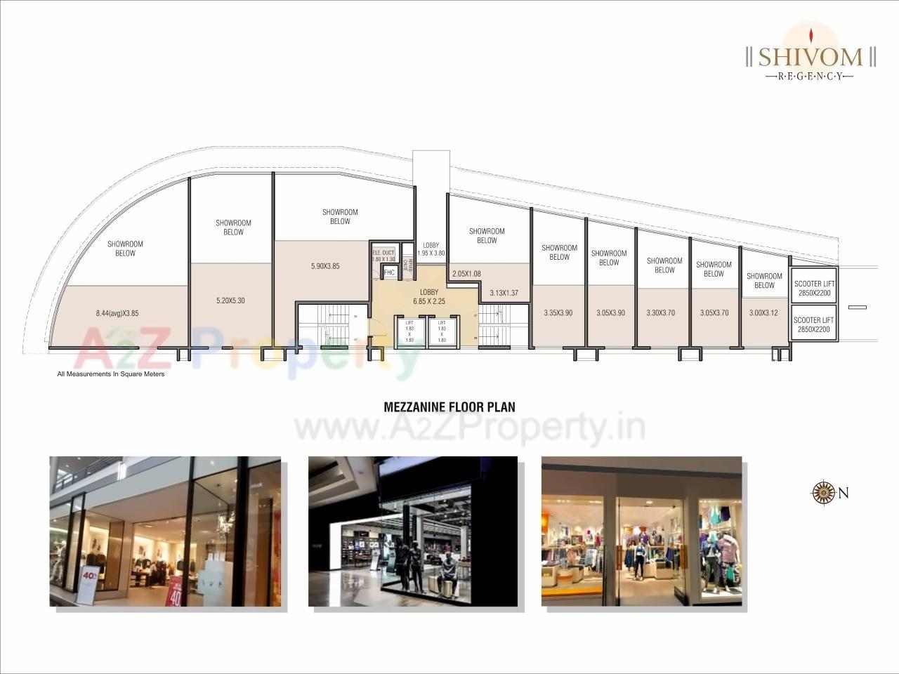 Layout of real estate project Shivom Regency located at Baner, Pune, Maharashtra