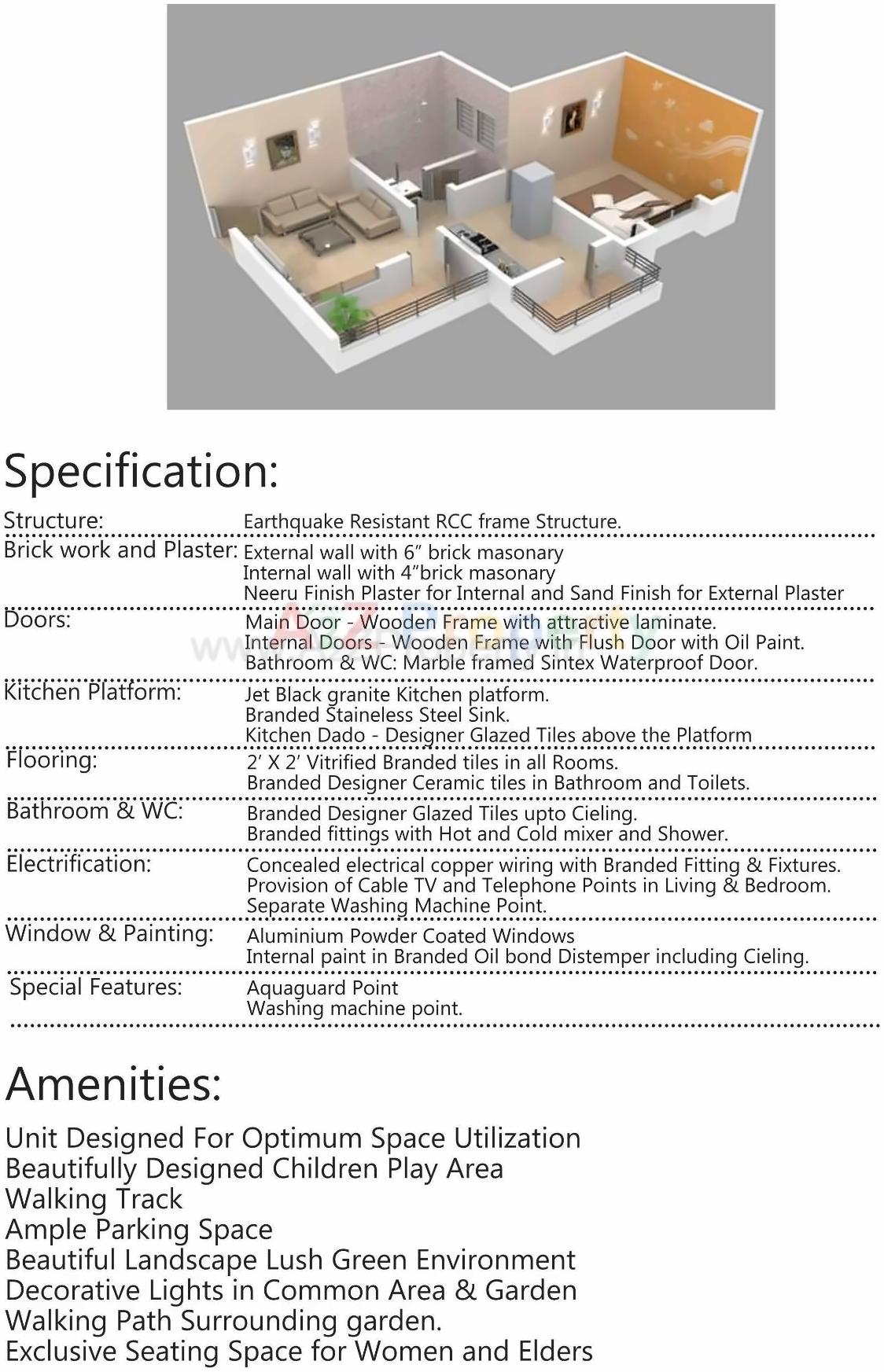  of real estate project Shree Hari Residency located at Chakan-ct, Pune, Maharashtra