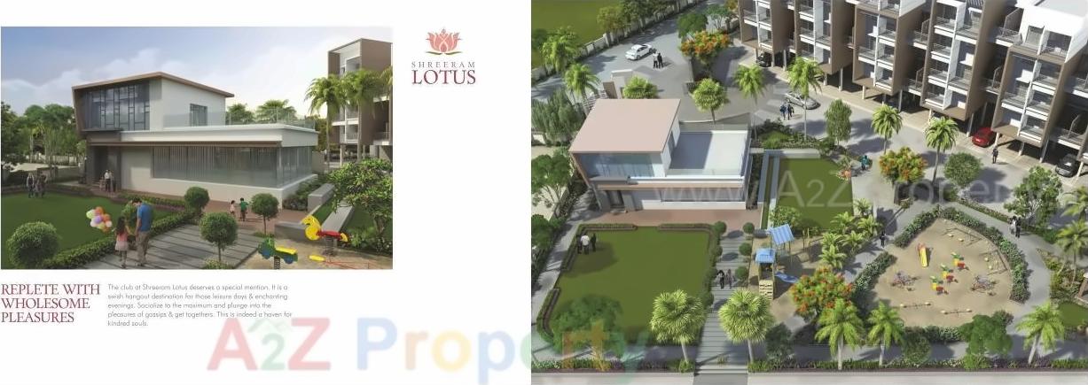 3D Elevation of real estate project Shreeram Lotus located at Lohgaon, Pune, Maharashtra