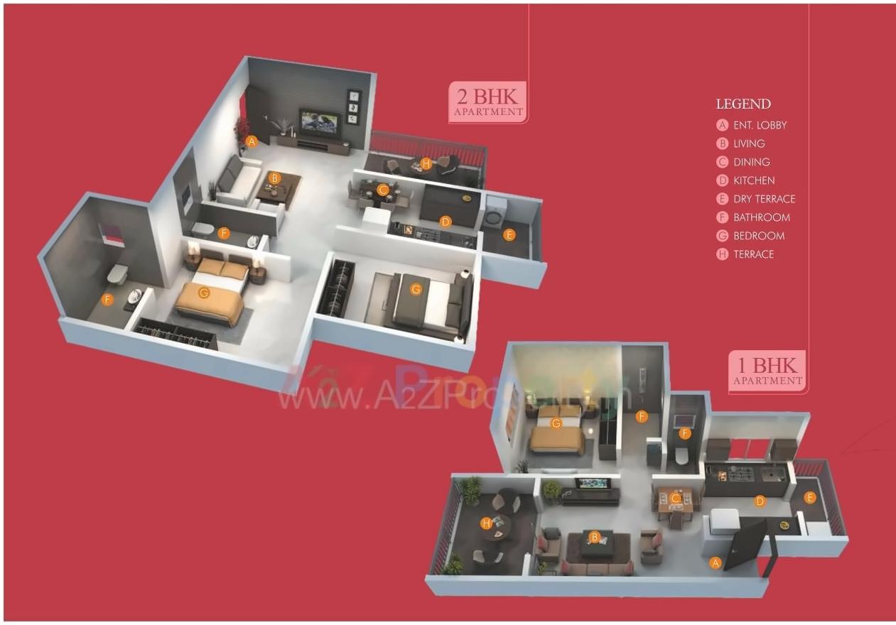 Layout of real estate project Shreeram Lotus located at Lohgaon, Pune, Maharashtra