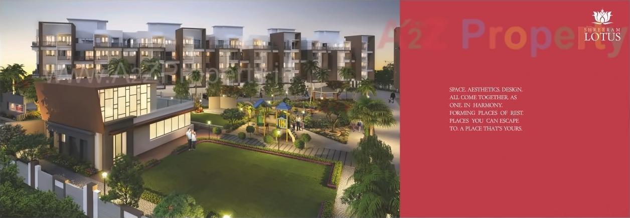 3D Elevation of real estate project Shreeram Lotus located at Lohgaon, Pune, Maharashtra