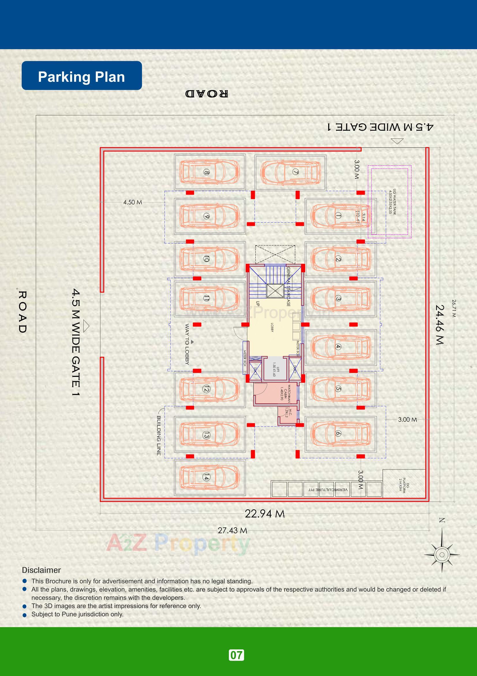 Layout of real estate project Shriyog located at Katraj, Pune, Maharashtra