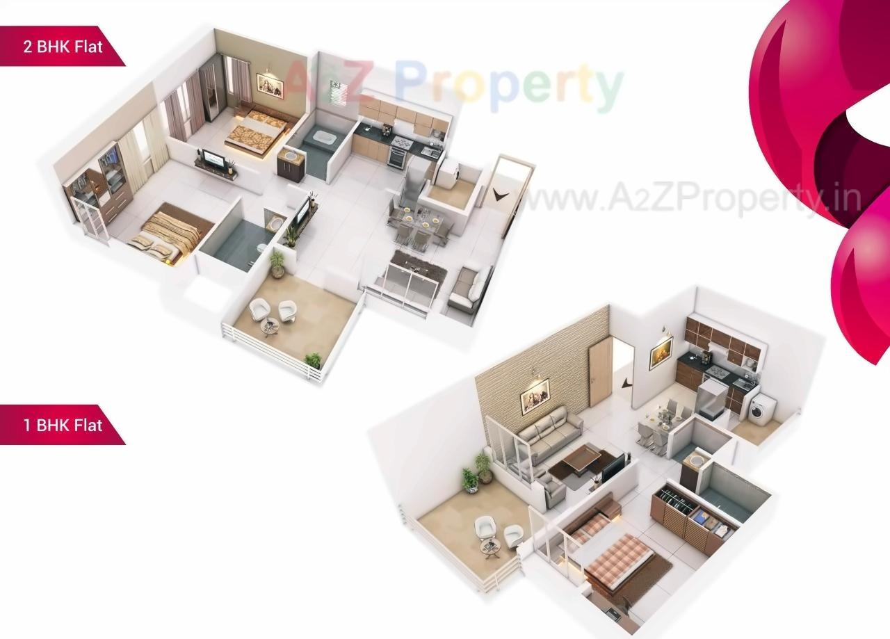 Layout of real estate project Shubham Residency located at Wagholi, Pune, Maharashtra