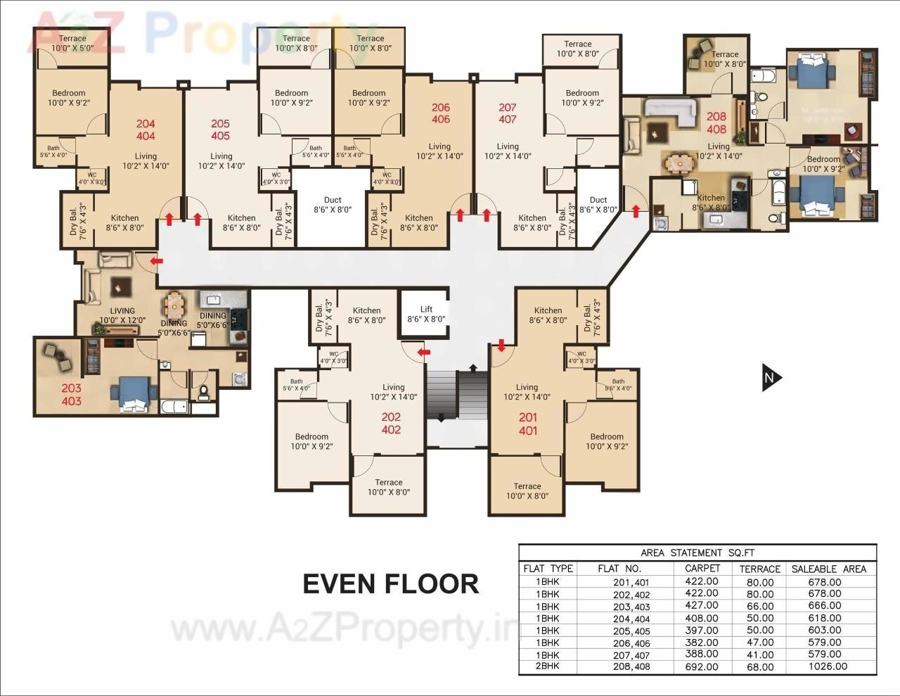 Layout of real estate project Shubham Residency located at Wagholi, Pune, Maharashtra