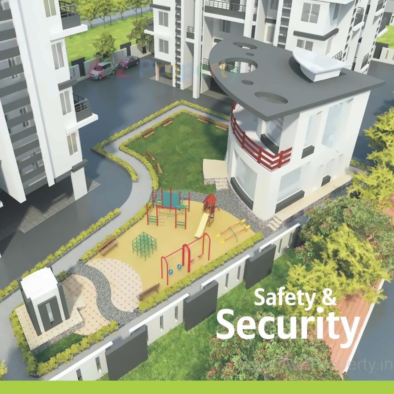 3D Elevation of real estate project Shubhankar Durvaa located at Dhanori, Pune, Maharashtra