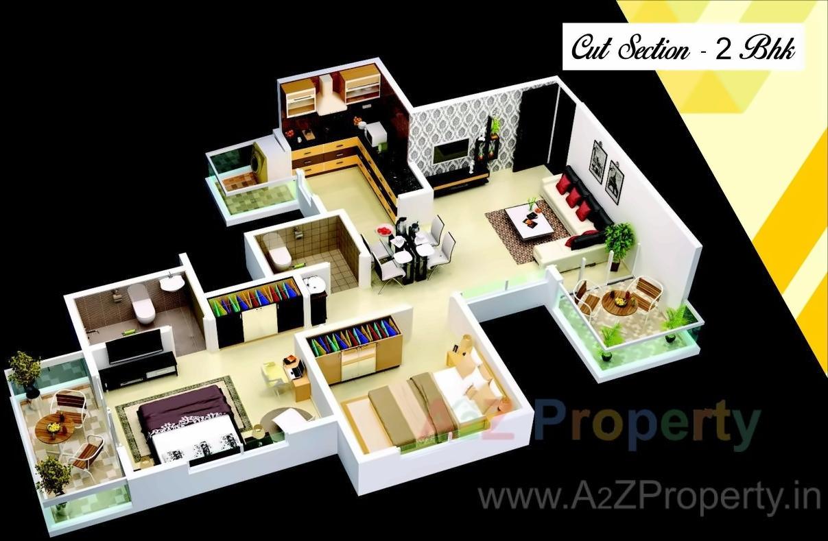 Layout of real estate project Shubharambh located at Pimpri-chinchawad-m-corp, Pune, Maharashtra