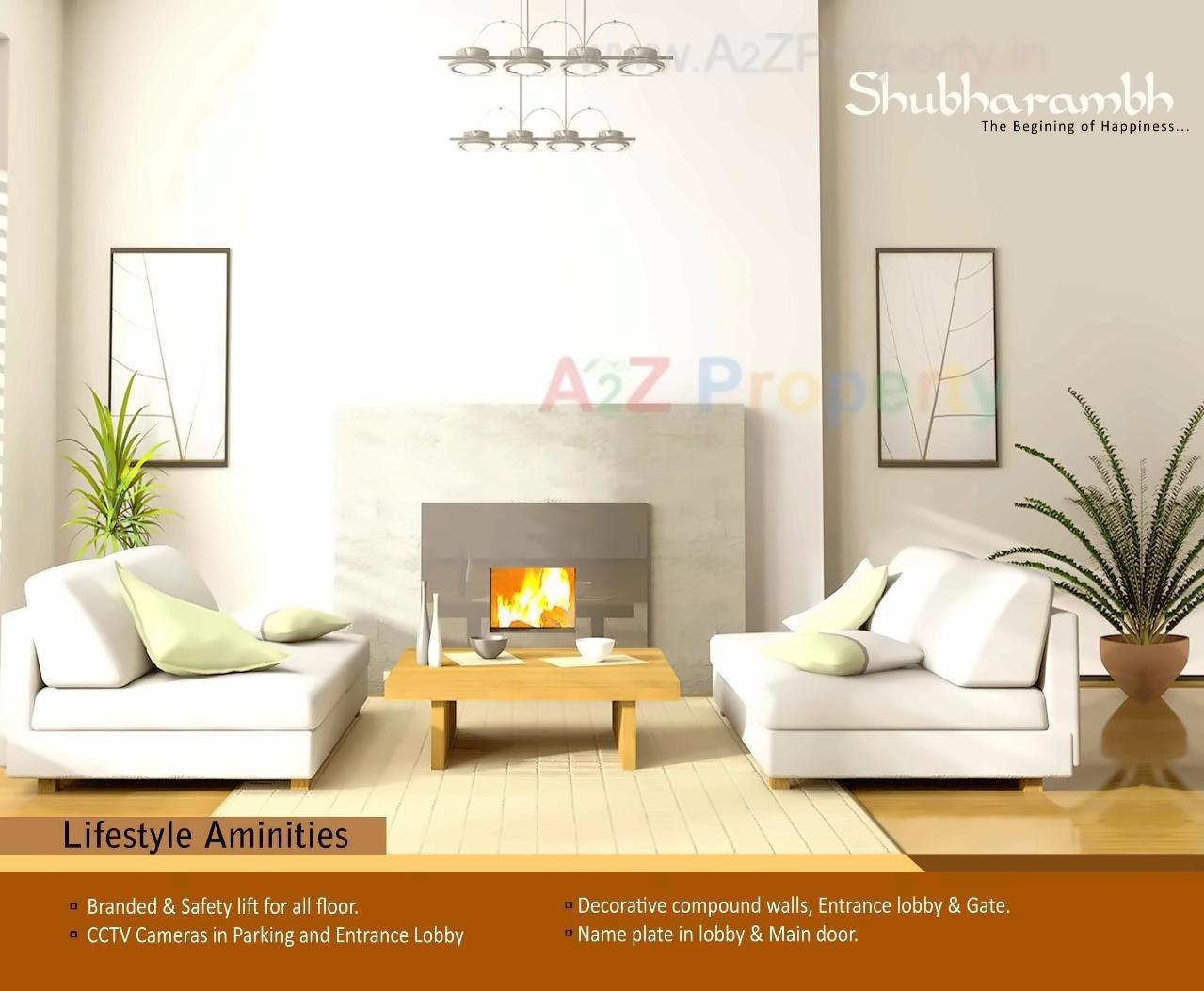 3D Elevation of real estate project Shubharambh located at Dehu-road-cb, Pune, Maharashtra