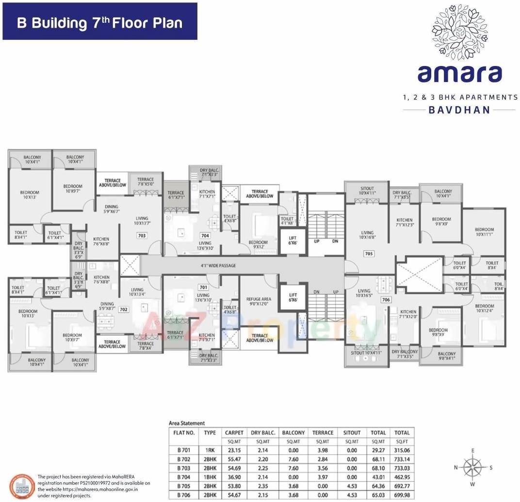 Layout of real estate project Siddh Amara located at Pune-m-corp, Pune, Maharashtra
