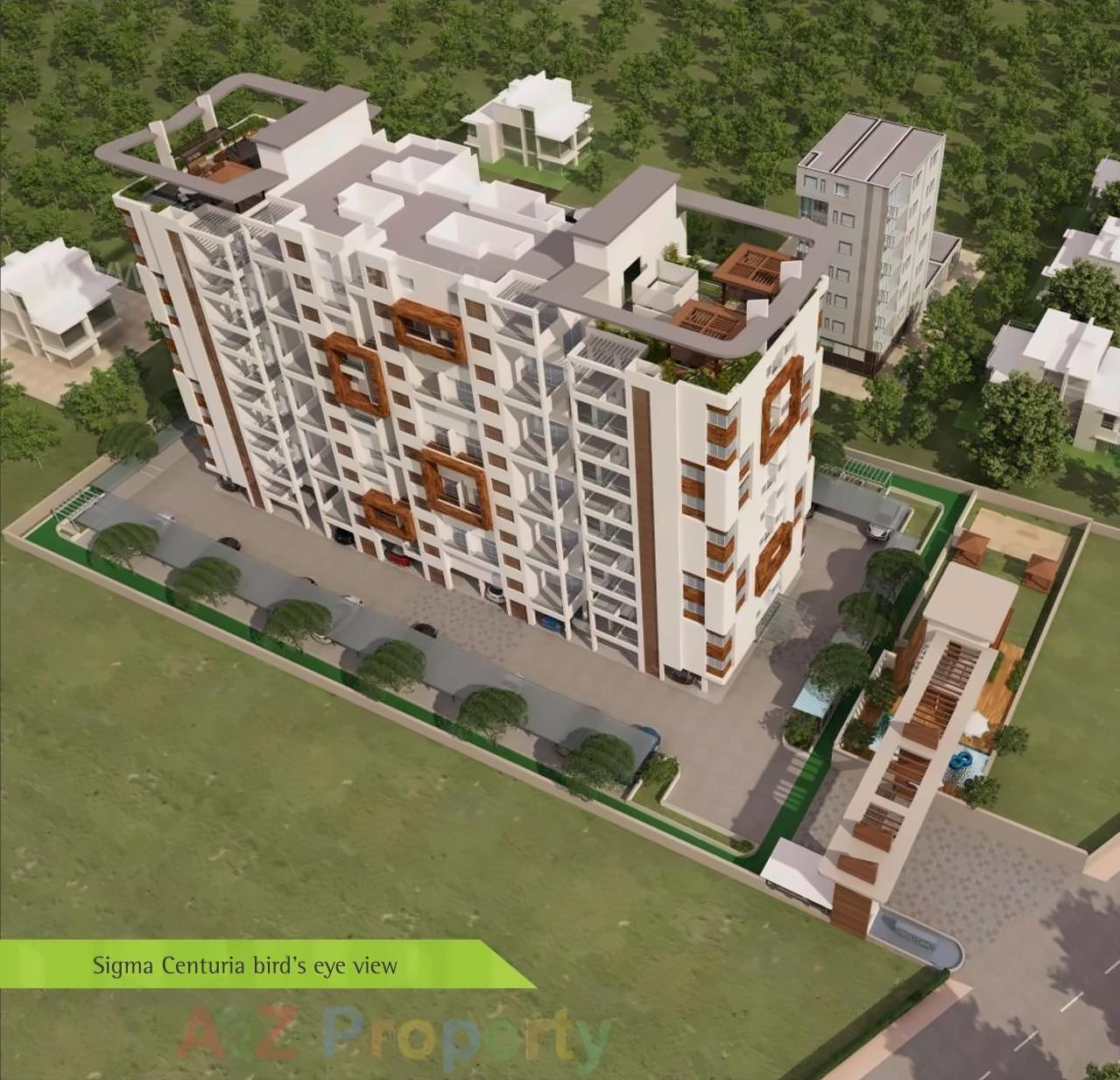 3D Elevation of real estate project Sigma Centuria located at Fursungi, Pune, Maharashtra