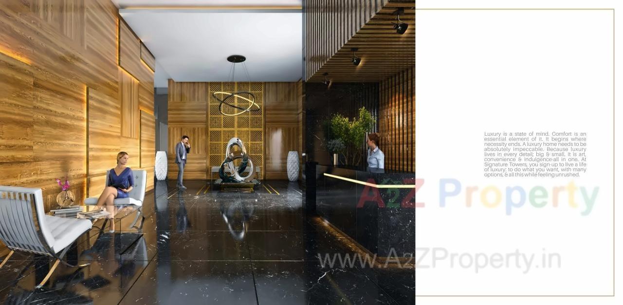 3D Elevation of real estate project Signature Tower located at Pune-m-corp, Pune, Maharashtra