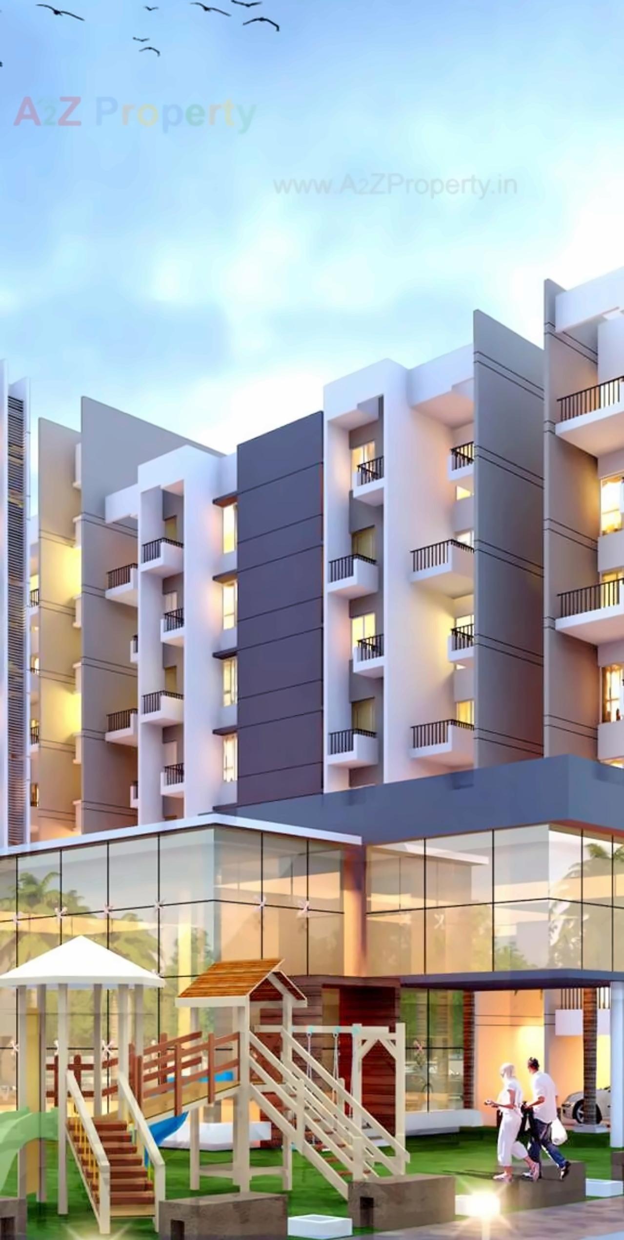 3D Elevation of real estate project Silver Arch located at Talegaon-dabhade-m-cl, Pune, Maharashtra