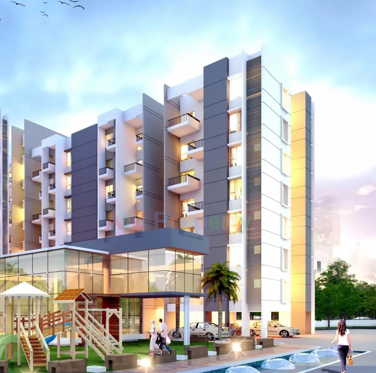 3D Elevation of real estate project Silver Arch located at Talegaon-dabhade-m-cl, Pune, Maharashtra