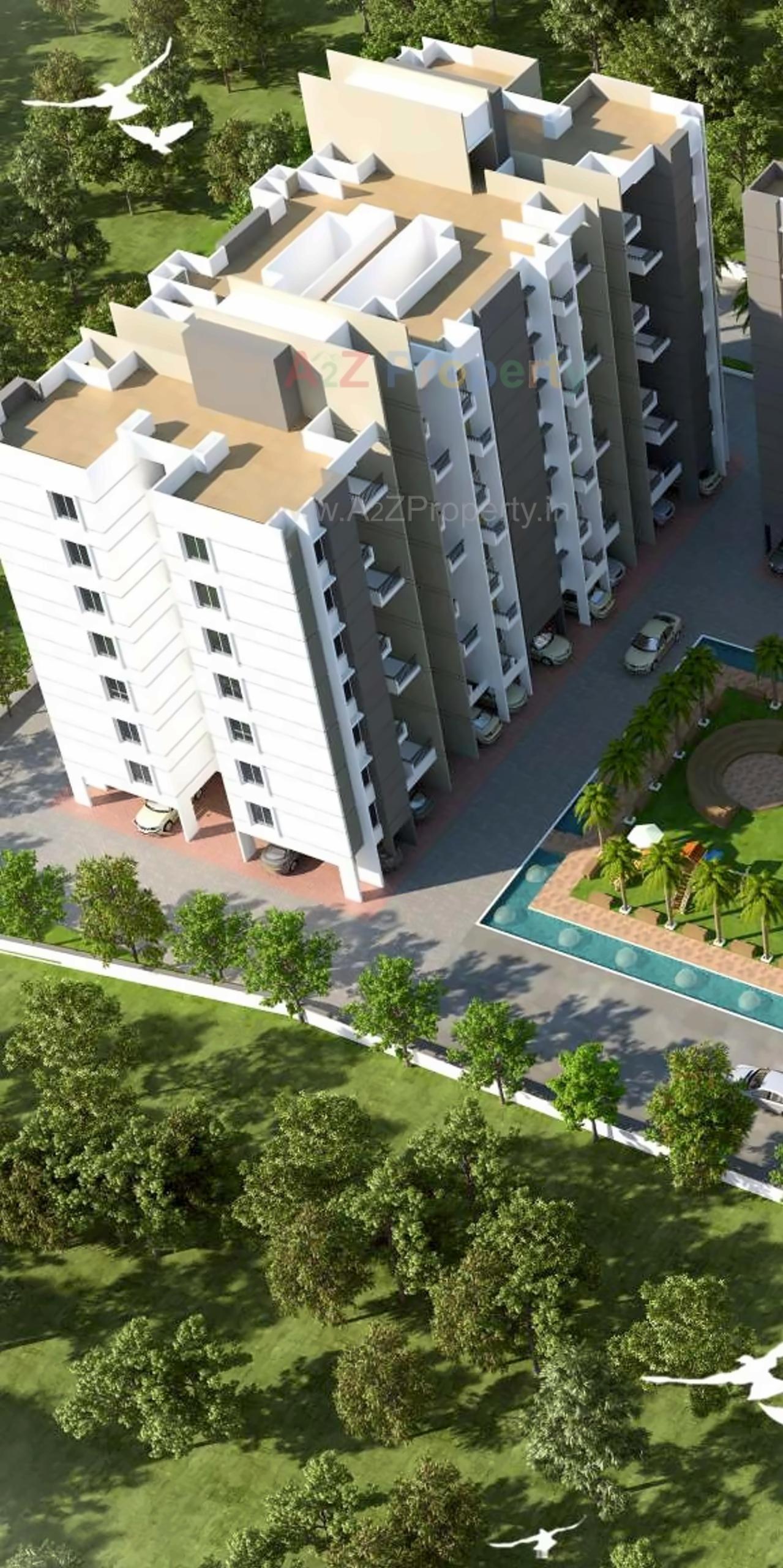 3D Elevation of real estate project Silver Arch located at Talegaon-dabhade-m-cl, Pune, Maharashtra