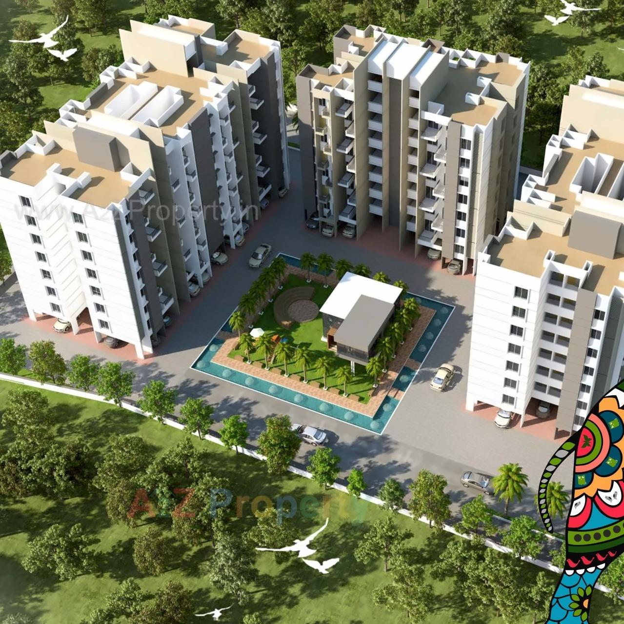 3D Elevation of real estate project Silver Arch located at Talegaon-dabhade-m-cl, Pune, Maharashtra