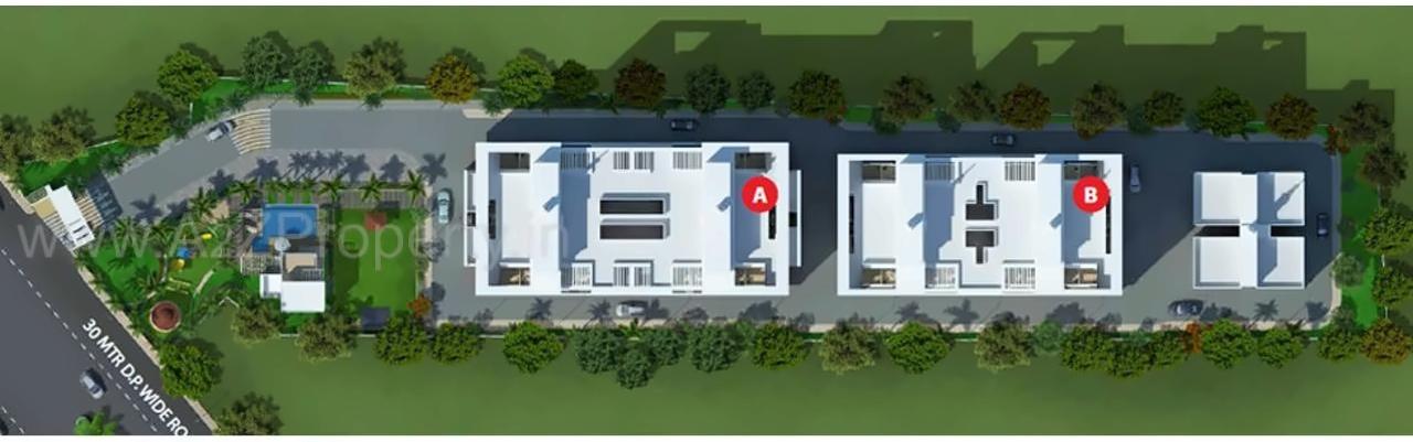 3D Elevation of real estate project Silver City A located at Pimpri-chinchawad-m-corp, Pune, Maharashtra