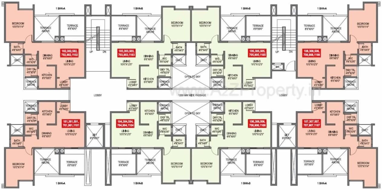 Layout of real estate project Silver City A located at Pimpri-chinchawad-m-corp, Pune, Maharashtra