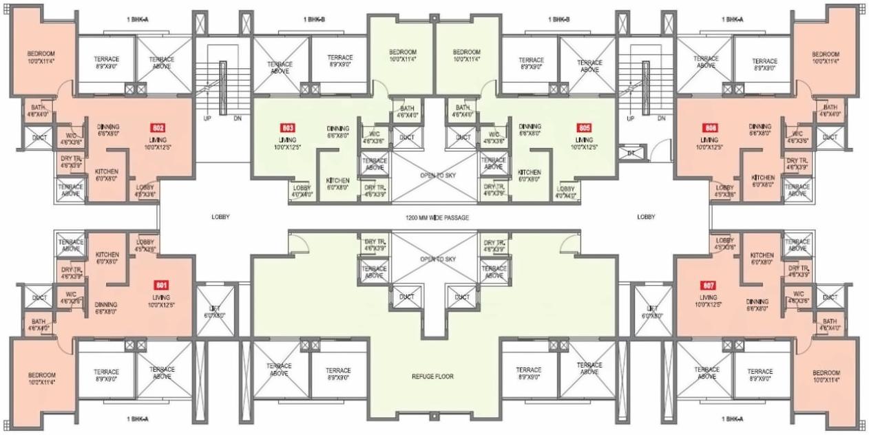 Layout of real estate project Silver City A located at Pimpri-chinchawad-m-corp, Pune, Maharashtra