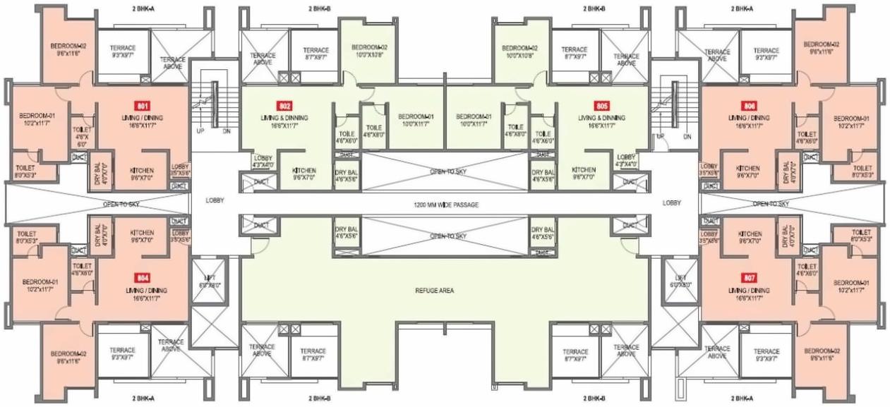 Layout of real estate project Silver City A located at Pimpri-chinchawad-m-corp, Pune, Maharashtra