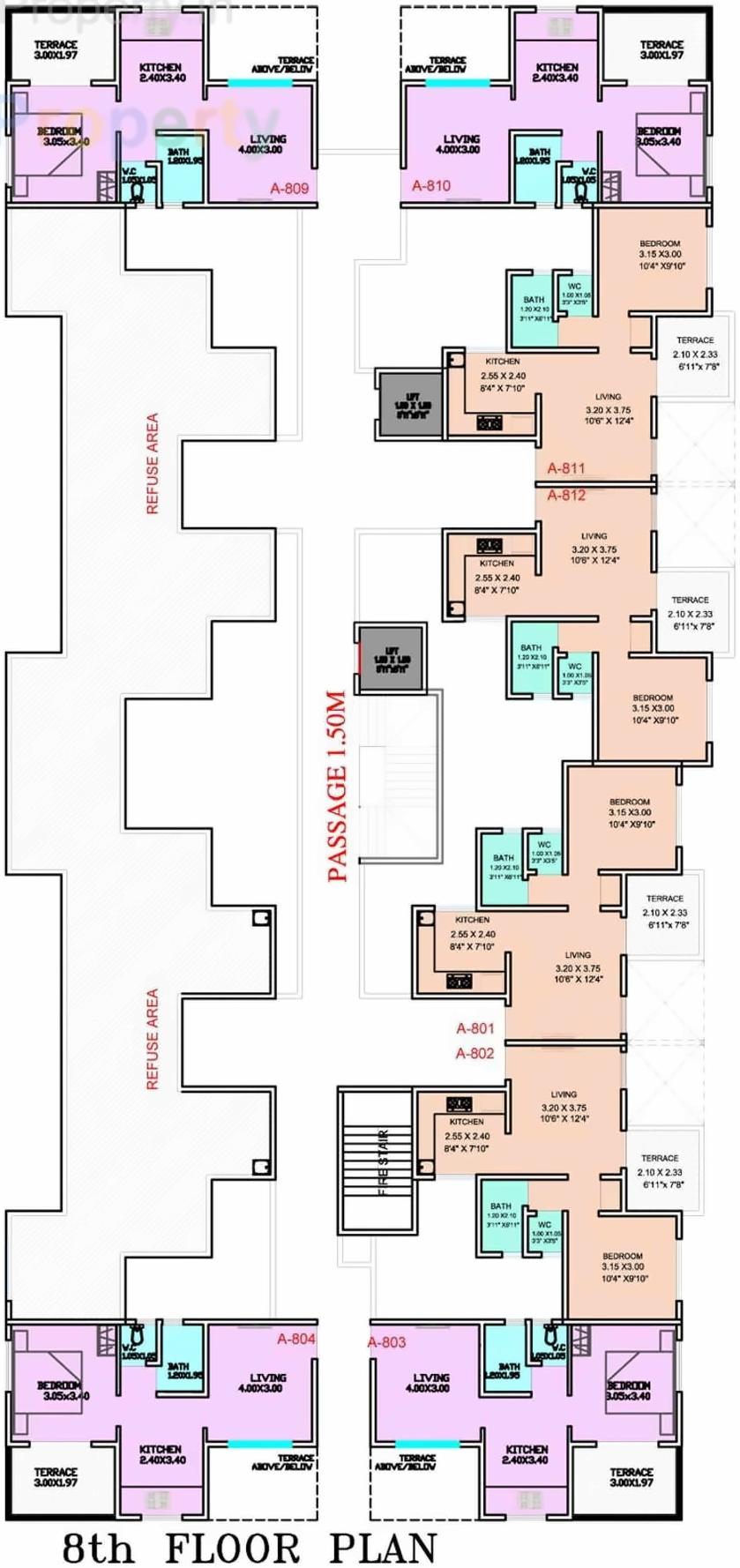 Layout of real estate project Silver Karishma located at Pimpri-chinchawad-m-corp, Pune, Maharashtra