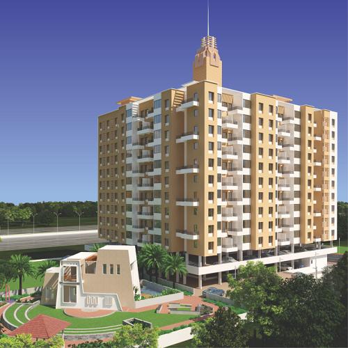 3D Elevation of real estate project Silver Oak located at Katraj, Pune, Maharashtra