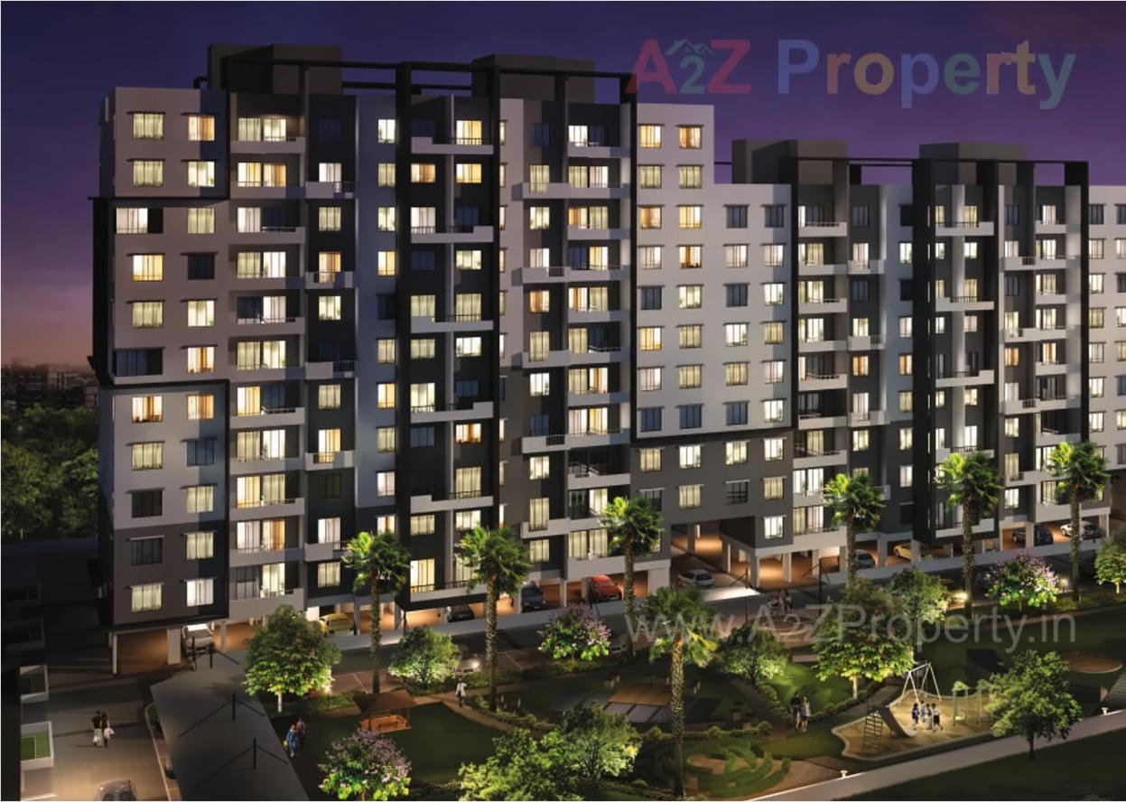 3D Elevation of real estate project Silver Stone located at Ouatade-handewadi, Pune, Maharashtra