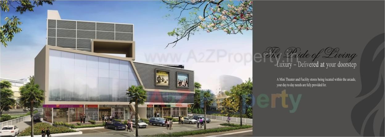 3D Elevation of real estate project Silver Stone located at Ouatade-handewadi, Pune, Maharashtra