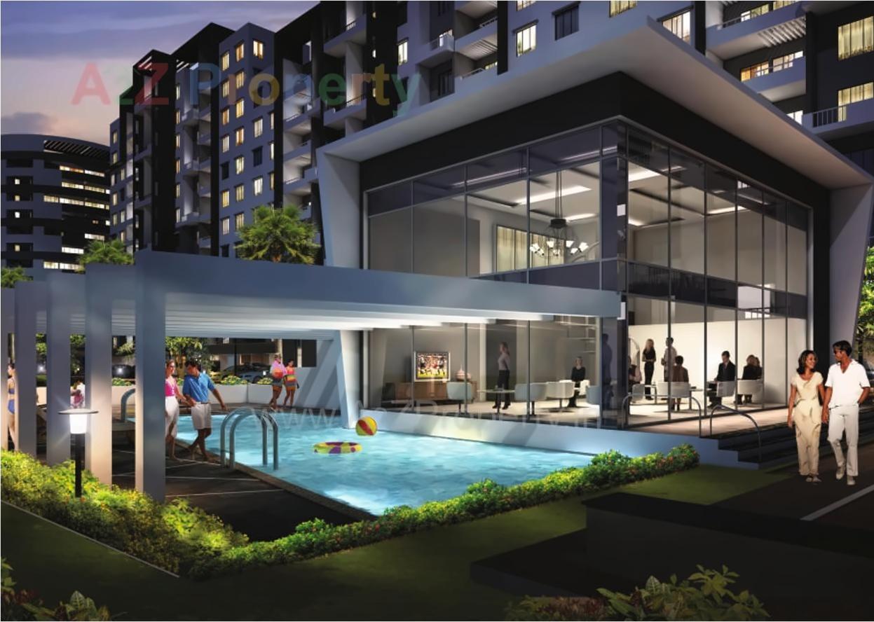 3D Elevation of real estate project Silver Stone located at Ouatade-handewadi, Pune, Maharashtra