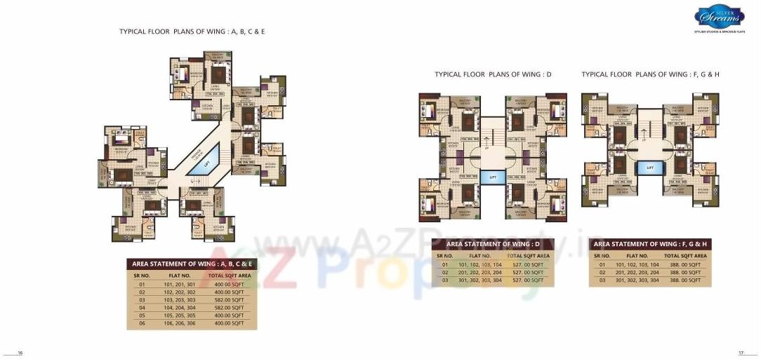 Layout of real estate project Silver Streams located at Bhaje, Pune, Maharashtra
