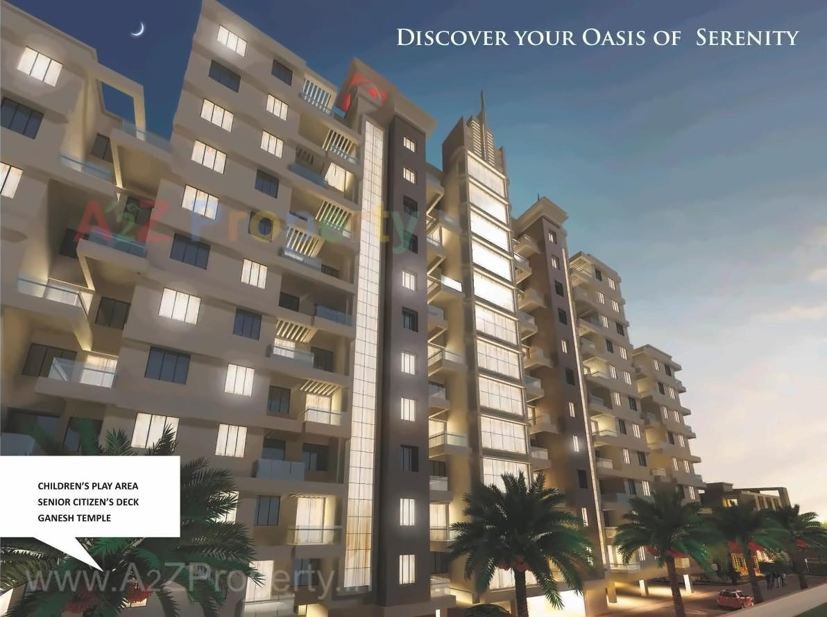 3D Elevation of real estate project Silver Woods located at Fursungi, Pune, Maharashtra
