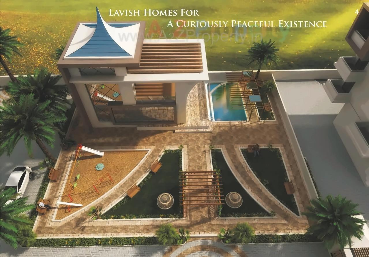 3D Elevation of real estate project Silver Woods located at Fursungi, Pune, Maharashtra