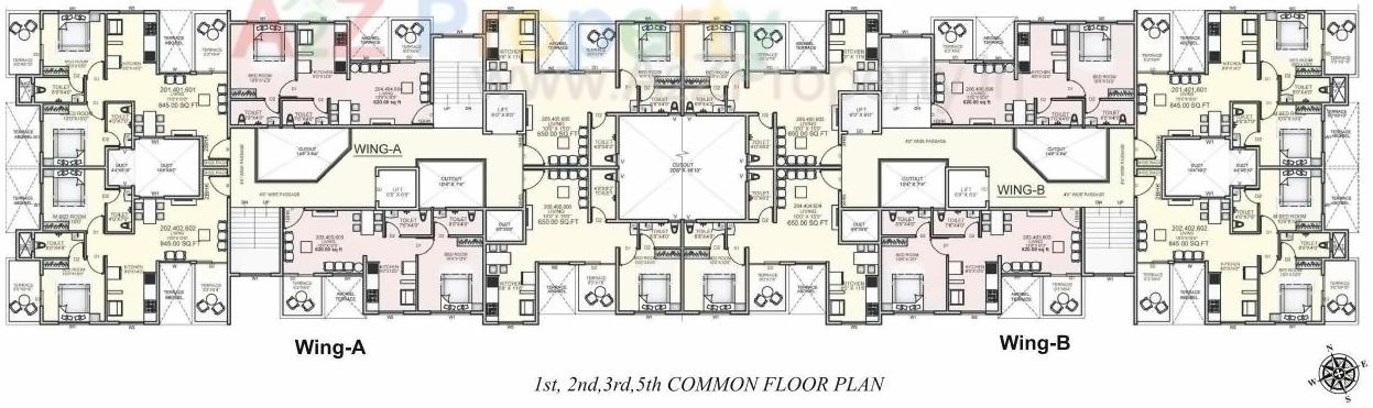 Layout of real estate project Silver Woods located at Fursungi, Pune, Maharashtra
