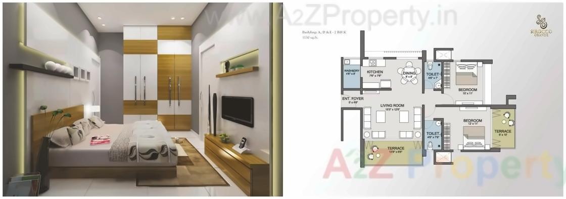 Layout of real estate project Sirocco Grande located at Punawale, Pune, Maharashtra
