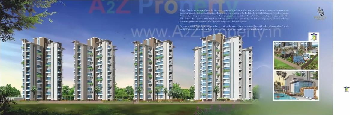 3D Elevation of real estate project Sirocco Grande located at Punawale, Pune, Maharashtra