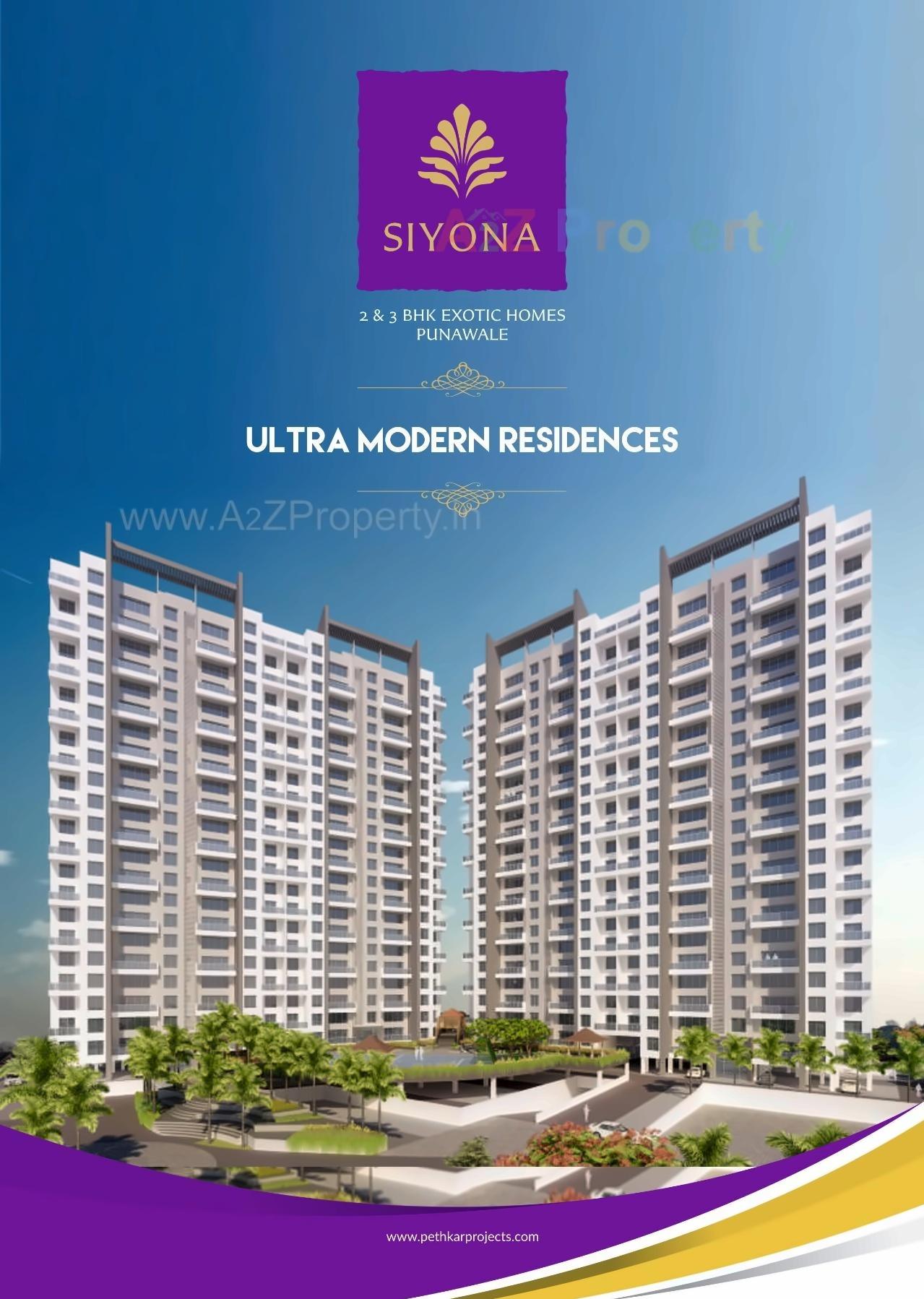 3D Elevation of real estate project Siyona located at Punawale, Pune, Maharashtra