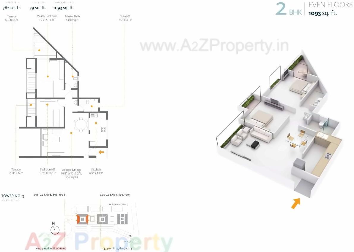 Layout of real estate project Skyi Manas Lake  located at Bhukum, Pune, Maharashtra