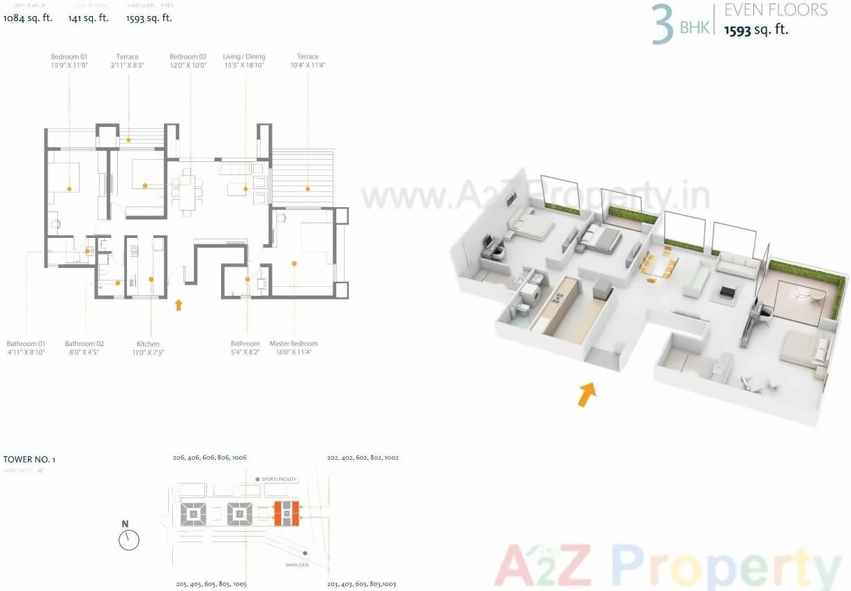 Layout of real estate project Skyi Manas Lake  located at Bhukum, Pune, Maharashtra