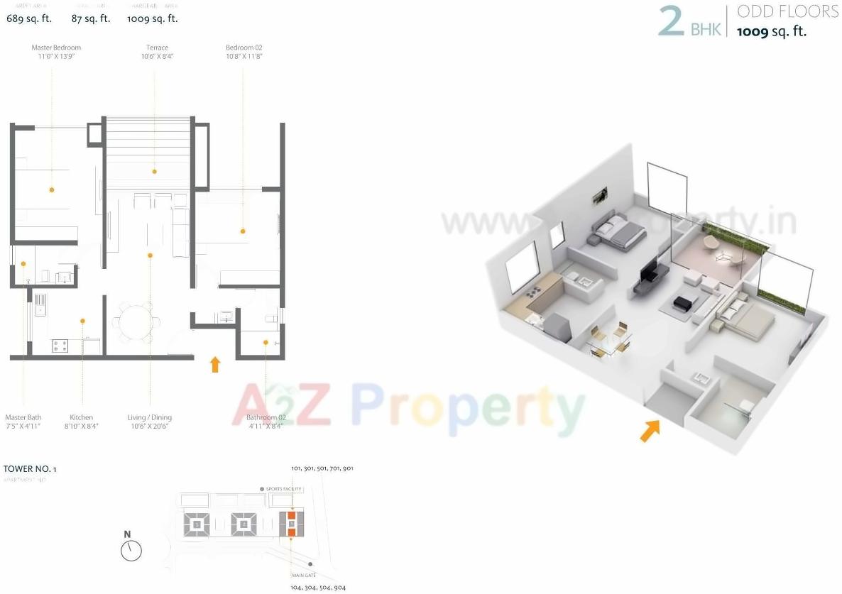 Layout of real estate project Skyi Manas Lake  located at Bhukum, Pune, Maharashtra