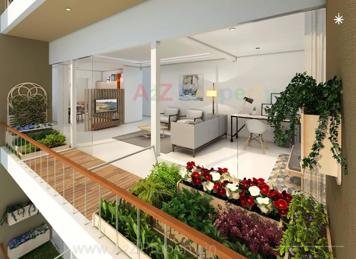 3D Elevation of real estate project Skyi Star Town  located at Bhukum, Pune, Maharashtra