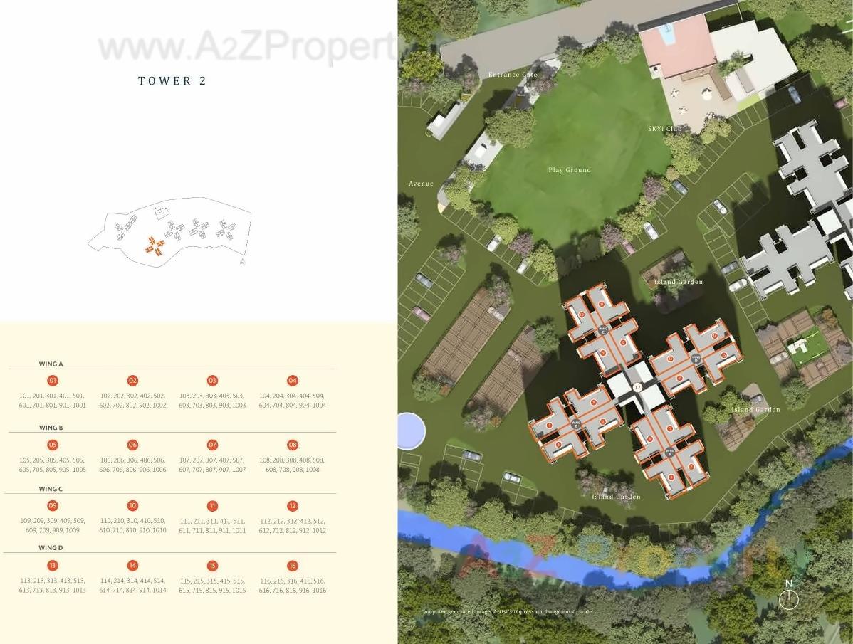 Layout of real estate project Skyi Star Town  located at Bhukum, Pune, Maharashtra