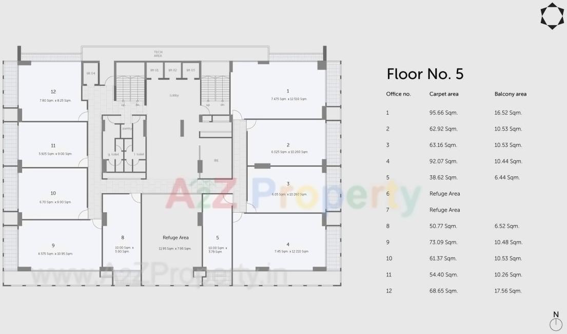 Layout of real estate project Solitaire Business Hub Kalyaninagar located at Haveli, Pune, Maharashtra