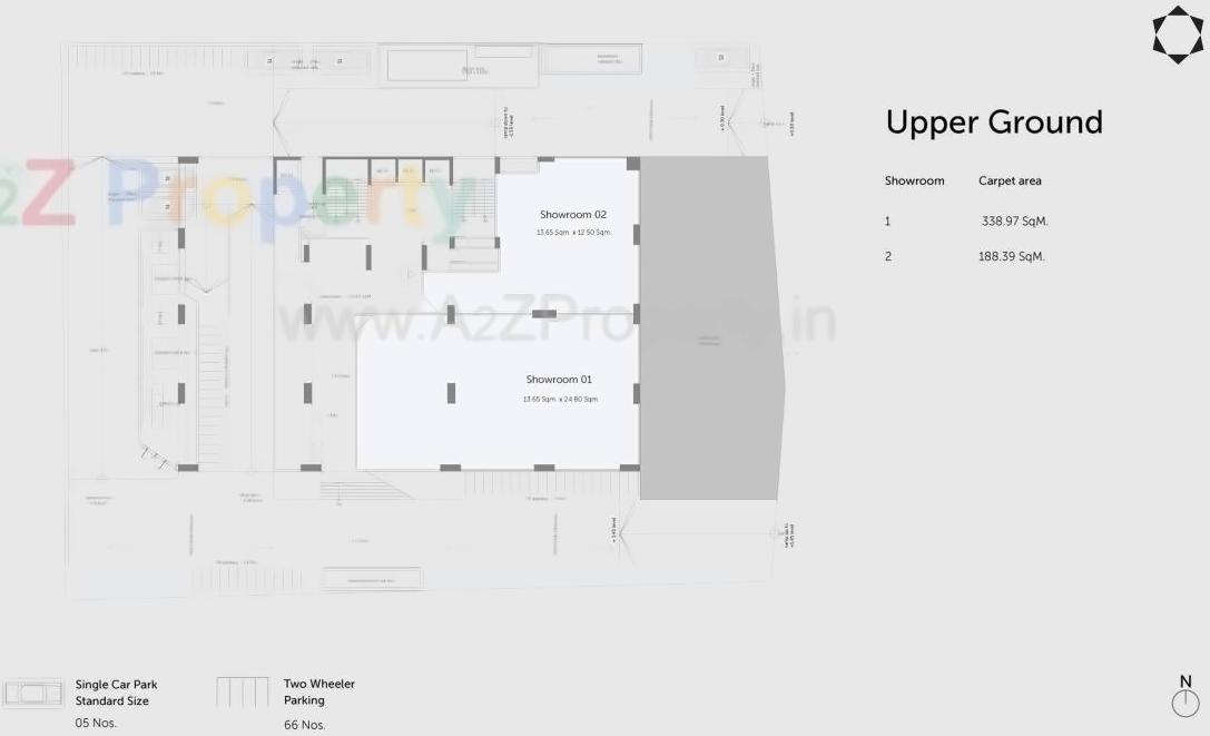 Layout of real estate project Solitaire Business Hub Kalyaninagar located at Haveli, Pune, Maharashtra