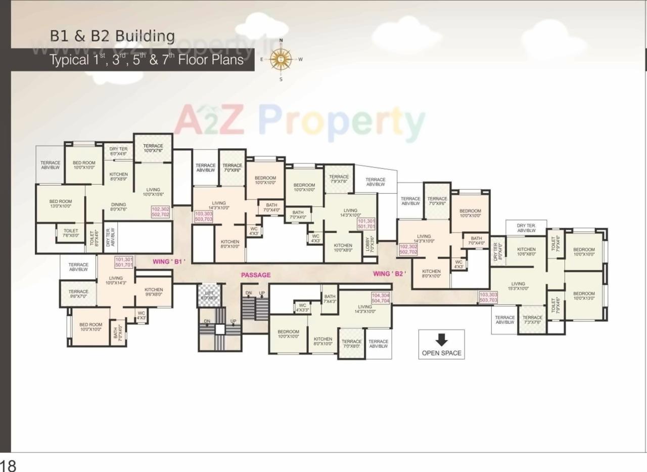 Layout of real estate project Sonigara Excluzee located at Hinjavadi-ct, Pune, Maharashtra