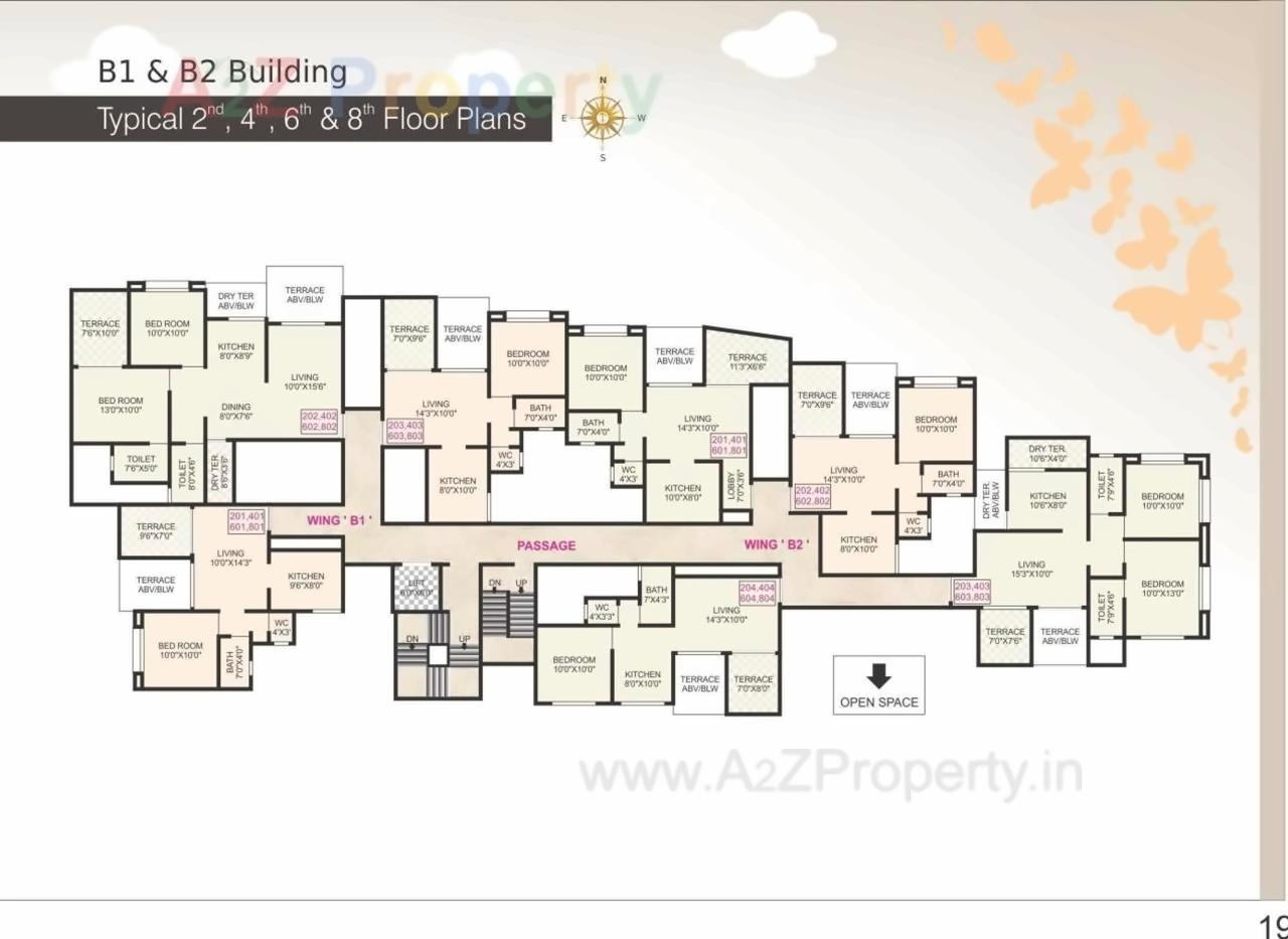 Layout of real estate project Sonigara Excluzee located at Hinjavadi-ct, Pune, Maharashtra