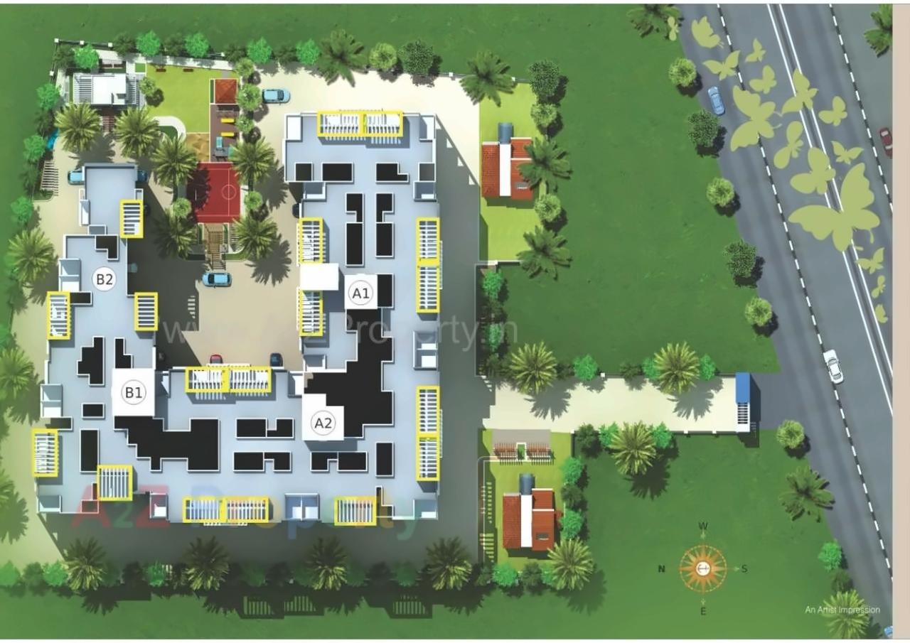 Layout of real estate project Sonigara Excluzee located at Hinjavadi-ct, Pune, Maharashtra