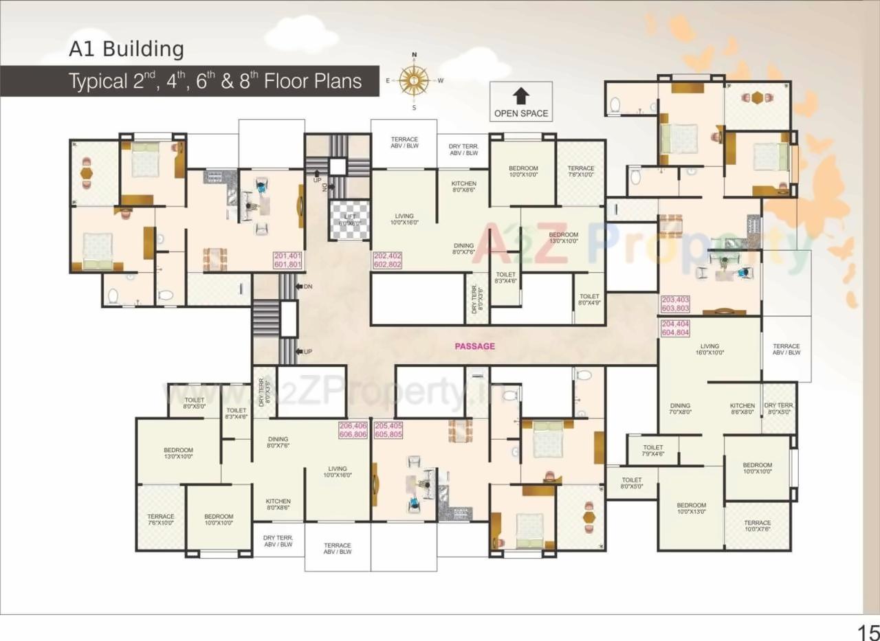 Layout of real estate project Sonigara Excluzee located at Hinjavadi-ct, Pune, Maharashtra