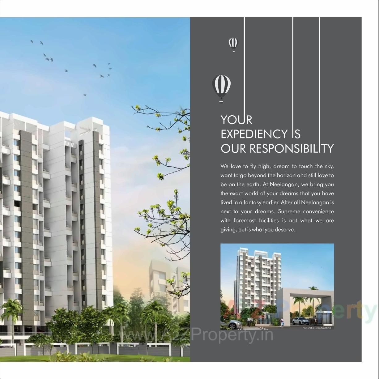 3D Elevation of real estate project Sonigara Neelangan located at Pimpri-chinchawad-m-corp, Pune, Maharashtra