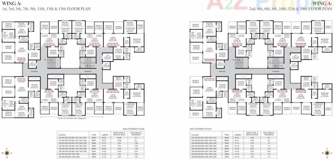 Layout of real estate project Sonigara Presidency located at Pimpri-chinchawad-m-corp, Pune, Maharashtra